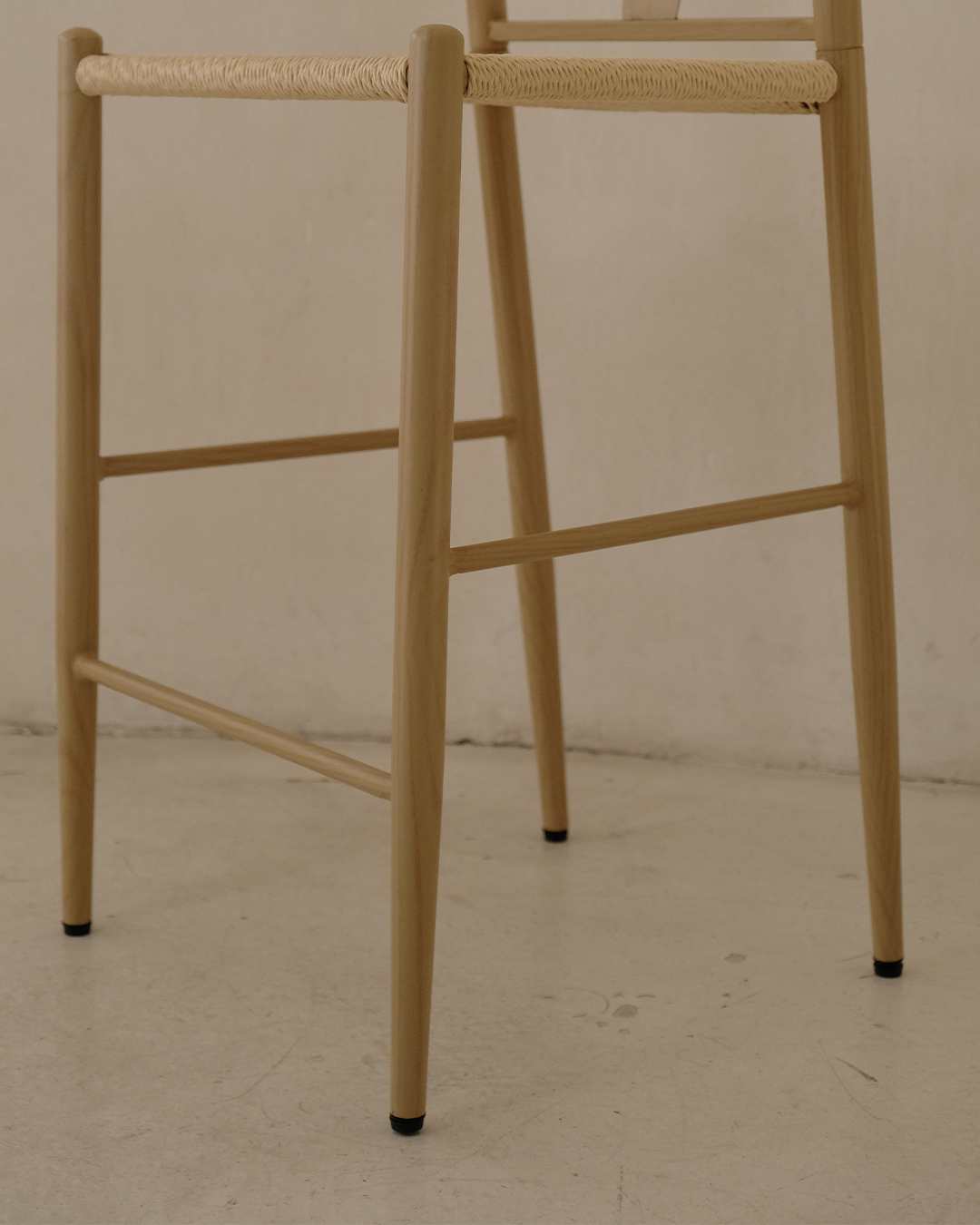 CLEO NATURAL WOOD - BAR CHAIR