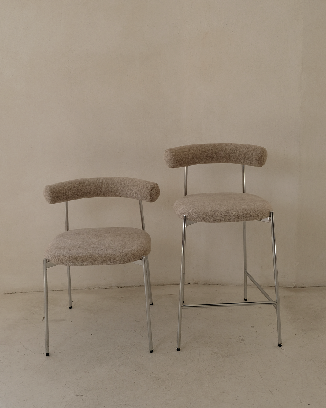 Elio Beige - BAR CHAIR