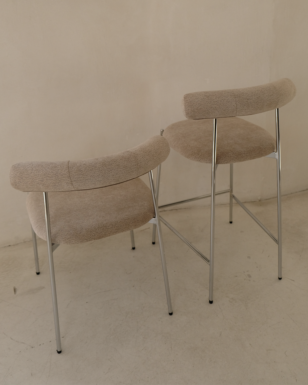 Elio Beige - BAR CHAIR