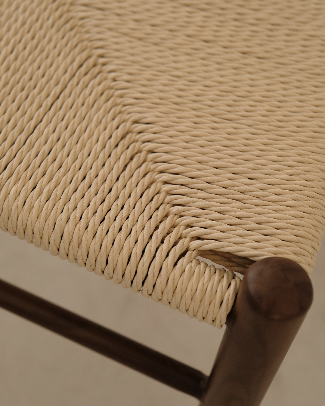 CLEO WALNUT - BAR CHAIR